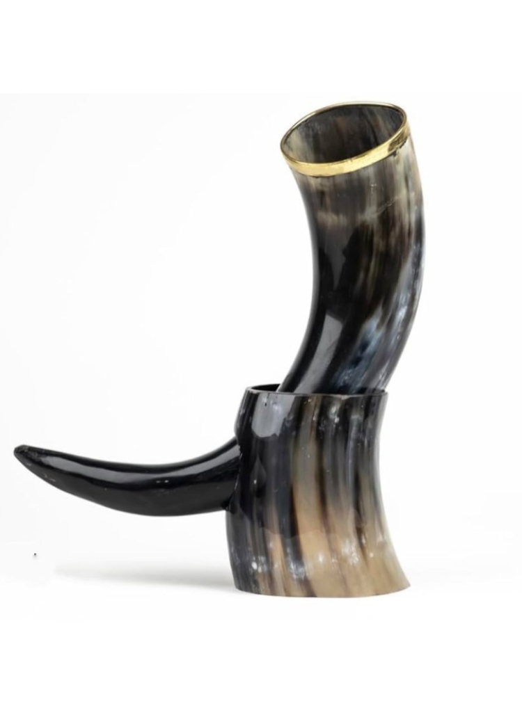 Handmade Horn Mug / Viking Drinking Horn
